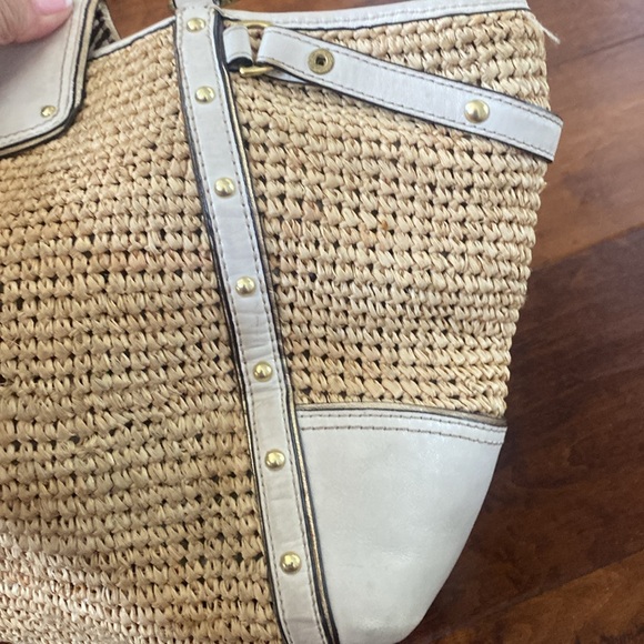 Coach Natalie Straw Satchel - Picture 9 of 16
